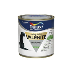DULUX VALENTINE - Laque valenite satin 0.5L base white (bw)