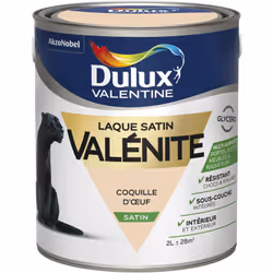 LIVRAISON OFFERTE DES 39€ D’ACHAT ET RETOUR GRATUIT ! Dulux Valentine laque valénite satin : Une laque hautement résistante a ...