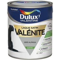 Dulux Valentine - Peinture Laque Valénite Satin Gris Alpaga 2 l