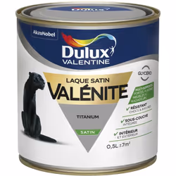 LIVRAISON OFFERTE DES 39€ D’ACHAT ET RETOUR GRATUIT ! Dulux Valentine laque valénite brillant : Une laque hautement résistant ...