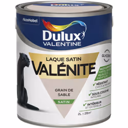 LIVRAISON OFFERTE DES 39€ D’ACHAT ET RETOUR GRATUIT ! Dulux Valentine laque valénite satin : Une laque hautement résistante a ...