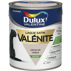 Dulux Valentine - Peinture Laque Valénite Satin Grain De Sable 2 l