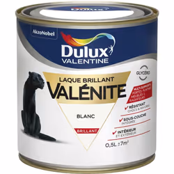 LIVRAISON OFFERTE DES 39€ D’ACHAT ET RETOUR GRATUIT ! Dulux Valentine laque valénite brillant : Une laque hautement résistant ...