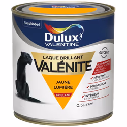 LIVRAISON OFFERTE DES 39€ D’ACHAT ET RETOUR GRATUIT ! Dulux Valentine laque valénite brillant : Une laque hautement résistant ...