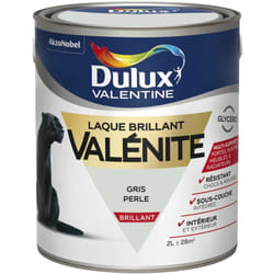 Dulux Valentine - Peinture Laque Valénite Brillant Gris Perle 2 l