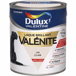 LIVRAISON OFFERTE DES 39€ D’ACHAT ET RETOUR GRATUIT ! Dulux Valentine laque valénite brillant : Une laque hautement résistant ...