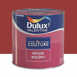 La Peinture acrylique Dulux Valentine Couture est une peinture riche en résine et en pigments de haute qualité. La formulatio ...