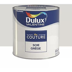 Peinture acrylique Dulux Valentine Couture Soie grège 0,5 L
