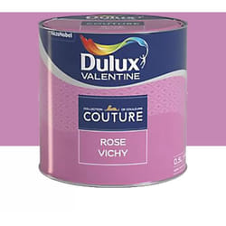 Peinture acrylique Dulux Valentine Couture Rose Vichy 0,5 l