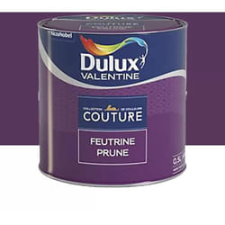 Peinture acrylique Dulux Valentine Couture Feutrine prune 0,5 l
