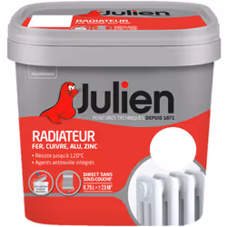 LIVRAISON OFFERTE DES 39€ D’ACHAT ET RETOUR GRATUIT ! Julien Peinture Radiateur : La Peinture Radiateur est spécialement form ...