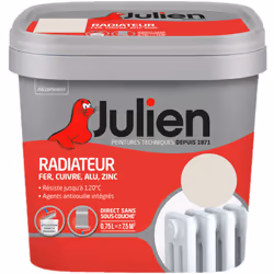 LIVRAISON OFFERTE DES 39€ D’ACHAT ET RETOUR GRATUIT ! Julien Peinture Radiateur : La Peinture Radiateur est spécialement form ...