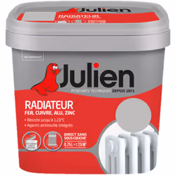 LIVRAISON OFFERTE DES 39€ D’ACHAT ET RETOUR GRATUIT ! Julien Peinture Radiateur : La Peinture Radiateur est spécialement form ...