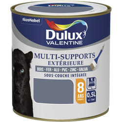 Dulux Valentine - Peinture Multi-Supports Extérieure Satin Titane 0,5 l
