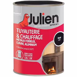 Peinture tuyauterie et chauffage - 250 mL - aluminium brillant