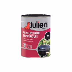 JULIEN - Peinture haute température mat 250ml noir mat