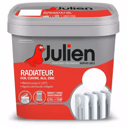 Description commerciale La peinture spéciale radiateurs très performante, résiste aux chocs et à la chaleur jusqu'à 120 degré ...