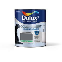 Peinture Color Resist Cuisine & Bains Satin Anthracite 0,75 l Dulux Valentine