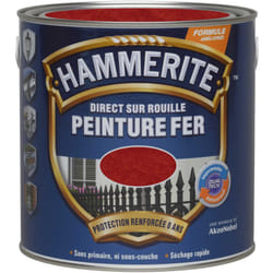 Julien - Peinture Direct Sur Rouille Martelée Rouge 2,5 l - Hammerite