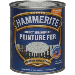 Hammerite - Peinture Direct Sur Rouille Forgée Acier Brossé 0,75 l