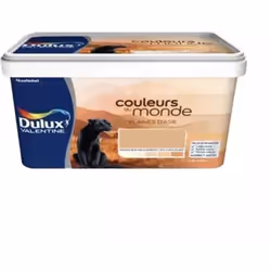 DULUX VALENTINE Couleurs du monde Plaines d'Asie est une peinture satinée monocouche pour murs et boiseries intérieur. S'appl ...