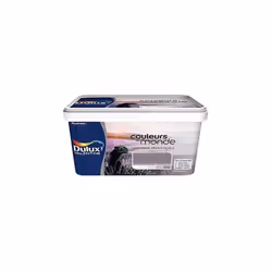 DULUX VALENTINE Couleurs du monde Campagne Provençale est une peinture satinée monocouche pour murs et boiseries intérieur. S ...