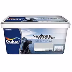 DULUX VALENTINE Couleurs du monde Iles du Pacifique est une peinture satinée monocouche pour murs et boiseries intérieur. S'a ...