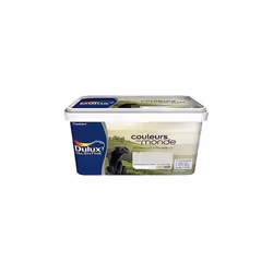DULUX VALENTINE Couleurs du monde Terrasses d'Orient est une peinture satinée monocouche pour murs et boiseries intérieur. S' ...
