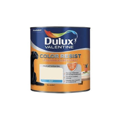 Dulux Valentine - Peinture acrylique Color Resist Blanc Platine Mat 1 l