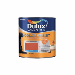 Dulux Valentine Color Resist est une peinture ultra résistante aux coups et ultra lessivable. Grâce à sa cire protectrice aux ...