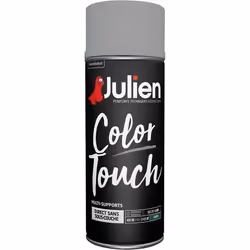 Bombe peinture - JULIEN - Color Touch - 400 mL - Titanium satin - Multi-supports