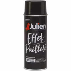 LIVRAISON OFFERTE DES 39€ D’ACHAT ET RETOUR GRATUIT ! JULIEN EFFET PAILLETE L’aérosol effet pailleté est la peinture idéale p ...
