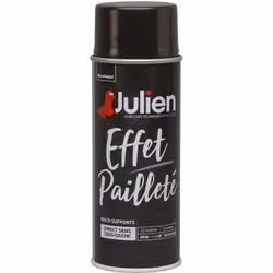 LIVRAISON OFFERTE DES 39€ D’ACHAT ET RETOUR GRATUIT ! JULIEN EFFET PAILLETE L’aérosol effet pailleté est la peinture idéale p ...