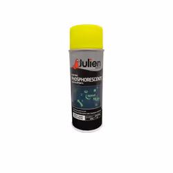 Présentation : Peinture aérosol Julien Phosphorescent Jaune 400 ml , la couleur phosphorescente qu'il vous faut ! Le Julien e ...