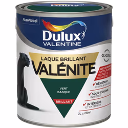 LIVRAISON OFFERTE DES 39€ D’ACHAT ET RETOUR GRATUIT ! Dulux Valentine laque valénite brillant : Une laque hautement résistant ...