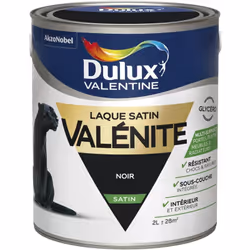 LIVRAISON OFFERTE DES 39€ D’ACHAT ET RETOUR GRATUIT ! Dulux Valentine laque valénite satin : Une laque hautement résistante a ...