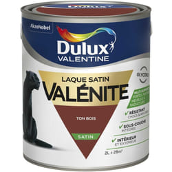 Dulux Valentine - Peinture Laque Valénite Satin Ton Bois (ral 8015) 2 l