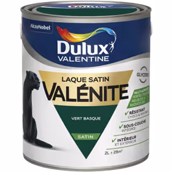 LIVRAISON OFFERTE DES 39€ D’ACHAT ET RETOUR GRATUIT ! Dulux Valentine laque valénite satin : Une laque hautement résistante a ...