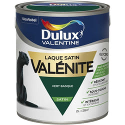 Dulux Valentine - Peinture Laque Valénite Satin Vert Basque (ral 6005) 2 l