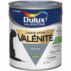 LIVRAISON OFFERTE DES 39€ D’ACHAT ET RETOUR GRATUIT ! Dulux Valentine laque valénite satin : Une laque hautement résistante a ...
