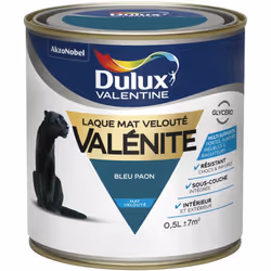 LIVRAISON OFFERTE DES 39€ D’ACHAT ET RETOUR GRATUIT ! Dulux Valentine laque valénite mat : Une laque hautement résistante au ...