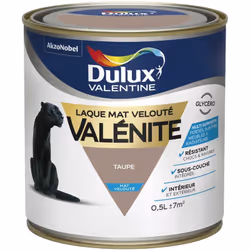 LIVRAISON OFFERTE DES 39€ D’ACHAT ET RETOUR GRATUIT ! Dulux Valentine laque valénite mat : Une laque hautement résistante au ...