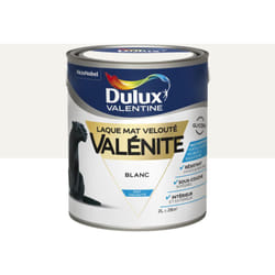 Dulux Valentine - Peinture Laque Valénite Mat Blanc 2 l