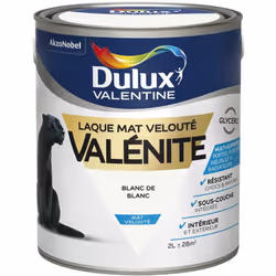 LIVRAISON OFFERTE DES 39€ D’ACHAT ET RETOUR GRATUIT ! Dulux Valentine laque valénite mat : Une laque hautement résistante au  ...