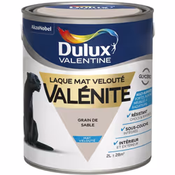 LIVRAISON OFFERTE DES 39€ D’ACHAT ET RETOUR GRATUIT ! Dulux Valentine laque valénite mat : Une laque hautement résistante au  ...
