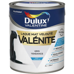 Dulux Valentine - Peinture Laque Valénite Mat Gris Tendance 2 l