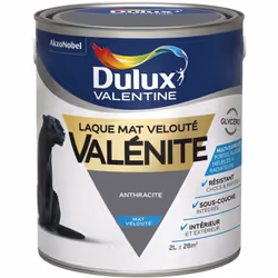LIVRAISON OFFERTE DES 39€ D’ACHAT ET RETOUR GRATUIT ! Dulux Valentine laque valénite mat : Une laque hautement résistante au ...