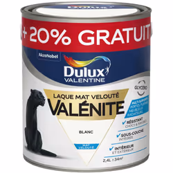 LIVRAISON OFFERTE DES 39€ D’ACHAT ET RETOUR GRATUIT ! Dulux Valentine laque valénite mat : Une laque hautement résistante au  ...