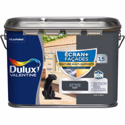 LIVRAISON OFFERTE DES 39€ D’ACHAT ET RETOUR GRATUIT ! Peinture Ecran+ Multi-Supports Façade - Dulux Valentine La peinture Ecr ...