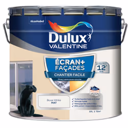 LIVRAISON OFFERTE DES 39€ D’ACHAT ET RETOUR GRATUIT ! Peinture Façade Ecran+ Chantier Facile - direct sans sous-couche - Mat  ...